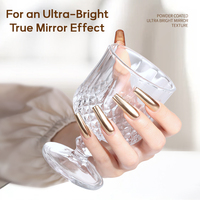 Vernis Gel de Finition Transparent de Haute Qualité Naturel pour Poudre Effet Miroir Magique Style Français, Séchage LED, Idéal pour le DIY, Conditionnement en Bouteille