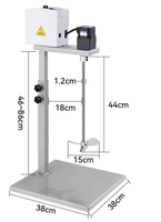 Agitateur chimique à modes de levage haute énergie, mélangeur de liquides 220V pour peintures, cosmétiques, usage alimentaire et industriel