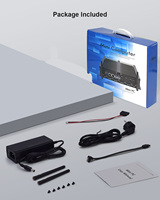 Computadora industrial de pantalla triple de núcleos de 12. ª generación, entrada de voltaje amplio de red dual DDR4 SSD integrado AU EU JP UK