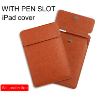 Étui de transport pour tablette en similicuir de 9 à 11 pouces pour iPad 10.2 iPad Air 10.5 avec porte-stylet