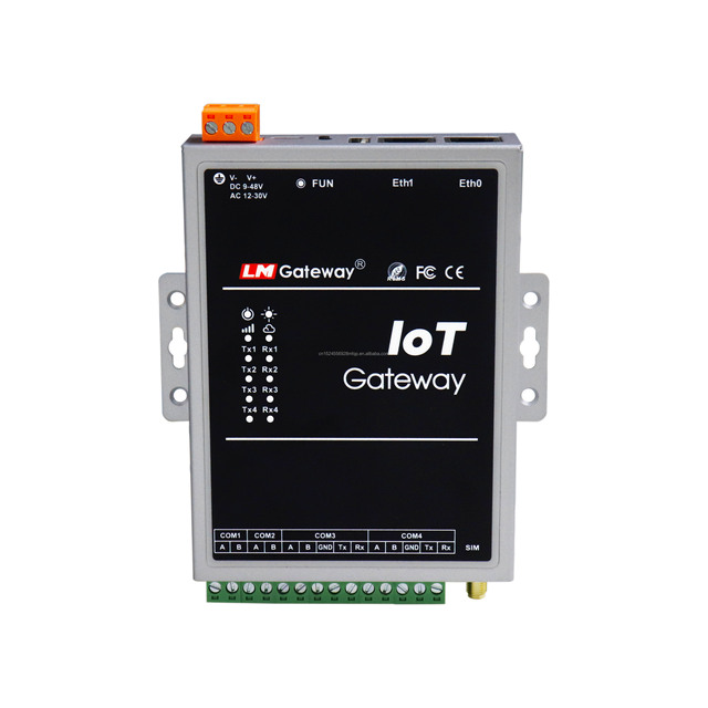 LM Gateway 403 IoT-Industrial Gateway with 4 RS-485 Ports, Ethernet, WiFi, Modbus, BACnet, OPC UA, IEC 104, MQTT/5000 Points/4G