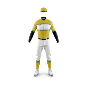 Uniforme de baseball de qualité supérieure pour adultes, idéal pour la vente chaude, disponible en couleurs variées, pour le sport, uniforme de baseball sublimé et vierge à prix abordable - Product Image 5