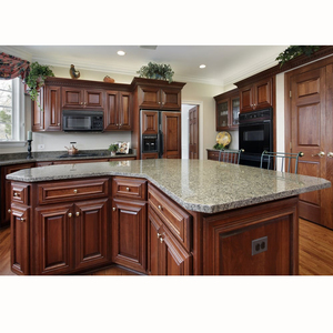 European Style Bespoke <strong>Kitchen</strong> and Islands Furniture Accessories Design Hard Wood Counter Vintage Pantry Cabinet - Product Image 4