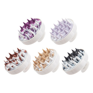 Scalp Massage Silicone <b>Brush</b> Mixed Color For <b>Shampooing</b> And Hair Care Home Use - Product Image 1
