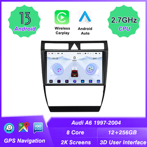 Nouvel <span class=keywords><strong>autoradio</strong></span> Android pour <span class=keywords><strong>Audi</strong></span> <span class=keywords><strong>A6</strong></span> 1997-2004, écran DVD, système multimédia stéréo pour voiture - Product Image 2
