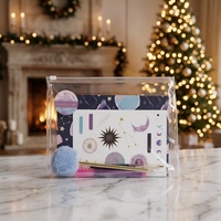 Nouveautés Offistar Ensemble de papeterie Kawaii avec design ciel étoilé, ensemble cadeau pour enfants, pour étudiants XFSS1037