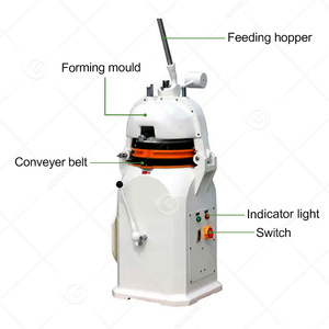 เครื่องแบ่งแป้งพิซซ่าขนมปังแฮมเบอร์เกอร์อัตโนมัติ boleadora de Masa panaderia - Product Image 4