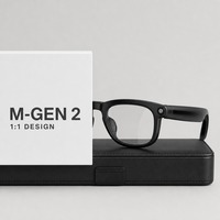 Lunettes intelligentes Slide Touch avec traducteur IA ChatGPT, caméra 8MP, Wi-Fi 5 GHz, suppression du bruit stéréo ENC, batterie 290 mAh