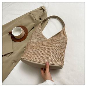 Luxury Design Straw Woven Tote <b>Bags</b> Summer Casual <b>Large</b> Capacity Handbags New Fashion <b>Beach</b> Women Shoulder Shopping <b>Bag</b> - Product Image 4
