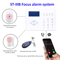 Système d'alarme Meian Focus ST-IIIB pour la sécurité, 110 dB, écran tactile, voix française et anglaise, 433 MHz, 868 MHz, contrôle par application, GSM, PSTN, 4G
