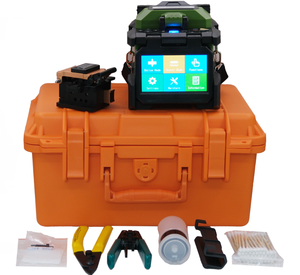 Hondao光纤熔接机FS-02C PAS技术<span class=keywords><strong>5</strong></span>英寸数字液晶显示单模工程电缆拼接机 - Product Image 1