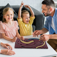 Nouveau produit Double face Silicone calme Fidget jouet jouets éducatifs pour enfants apprentissage émotionnel tableau d'activité sensorielle