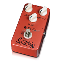 JOYO Pédale d'effets de distorsion JF-03 Crunch pour instruments à cordes de guitare Pièce et accessoire