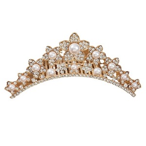 BELLE WORLD Mini <span class=keywords><strong>couronne</strong></span> <span class=keywords><strong>de</strong></span> cristal <span class=keywords><strong>avec</strong></span> peigne à cheveux, accessoires <span class=keywords><strong>de</strong></span> cheveux brillants pour filles <span class=keywords><strong>de</strong></span> 2 à 9 ans - Product Image 6