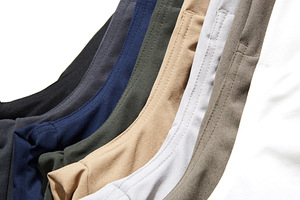 Shorts de golf OEM style japonais City Boy, coupe large, taille plissée, pour hommes et femmes, coupe ample, jambe droite, tissu drapé - Product Image 6