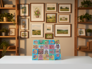 Kit Pittura Diamante Carpinbara 30x30+20x20 con Diamanti Quadrati, Animali Cartoni Animati, Strass Cristallo, Decorazione Fai da Te per la Casa - Product Image 2