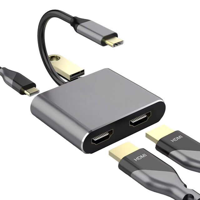 D2023 4 IN 1 4k Usbc 3.1/31 Type Usb c Type-c to hd Mi+hd mi+PD+usb c charging Adapter Cable