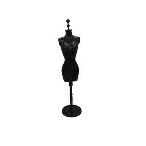 MSYO 30cm Mannequin en plastique pour poupée, support de robe de mariée, cintre en forme de jupe, présentoir pour boutique de vêtements - Product Image 5