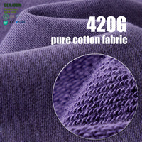 Pull-over à capuche rétro en coton épais 420g pour homme, coupe ample, manches raglan, avec poches, style batik, origine [lieu d'origine]