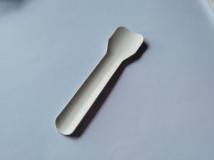Cucchiaini di Carta Biodegradabili Personalizzati da 94mm, Più Resistenti e Spessi, per Yogurt e Gelato, Bianchi, Popolari sul Mercato - Product Image 4