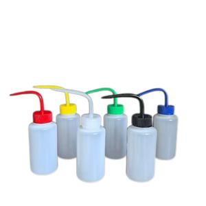 Oukaimei <b>Plastic</b> <b>Squeeze</b> <b>Bottle</b> 250ml 500ml Wide Mouth Curved Spout Reusable For Camping - Product Image 5