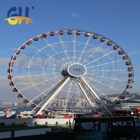 Grande Roue de 128 m avec Cabine Climatisée pour Parc d'Attractions et Visites Touristiques, Certifiée CE, Prix Usine Chine, À Vendre