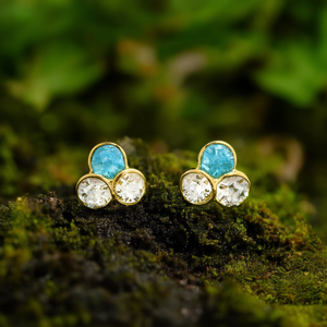 Boucles d'oreilles à clous tendance E395-E220-0602L - Product Image 3