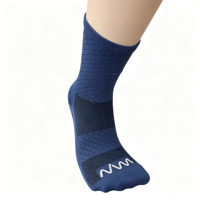 Chaussettes de sport pour hommes personnalisées, antidérapantes, respirantes, écologiques, en tricot, pour le cyclisme et la course à pied