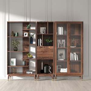 Custom Home Office <b>Wooden</b> <b>Bookshelves</b> Bookcases Grille - Product Image 3