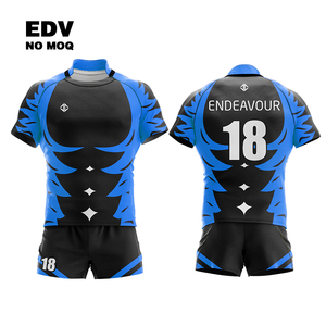 Camiseta de Rugby de manga corta Unisex de alta calidad, Camiseta deportiva de Rugby para hombre, ropa de Rugby de poliéster 100% - Product Image 4