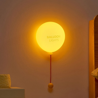 Lampe de nuit LED créative en forme de ballon, mignonne et mini, pour enfants, bébés, en silicone, rechargeable, avec capteur tactile