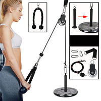 Pdr — système de poulie de Fitness, broche de chargement, pour corde Triceps, longueur réglable, accessoires de Sport à domicile