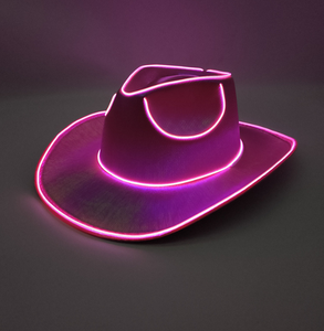 Giáng sinh dẫn ánh sáng không dây lên mũ cao bồi Halloween điều khiển từ xa nhấp nháy sequin Western Cowboy Carnival hat - Product Image 6