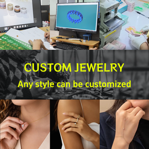 कस्टम गहने कारखाने उच्च गुणवत्ता 18k सोने की प्लेटेड आभूषण निर्माता 925 चांदी के कस्टम आभूषण निर्माता - Product Image 5