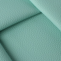 1,2 mm dickes, geprägtes Semi-PU-Leder mit Litchi-Narbung, abriebfeste Rolle, imitiert Baumwoll-Woll-Unterlage, Stoff für Sofabezüge