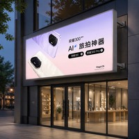Boîte à lumière LED à film souple UV personnalisée, ultra-fine, étanche, suspendue au plafond, panneau publicitaire pour enseigne de magasin