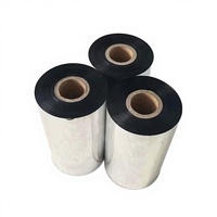 Cinta de Resina Compatible para Códigos de Barras, Cinta de Transferencia Térmica para Impresora de Etiquetas, Compatible con Konica Minolta y Oki