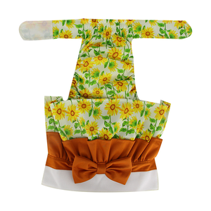 Femelle Pet Couches Imperméables Noeud Papillon Conception XS-L Jupe Chien Sanitaire Pantalon Durable Coton <span class=keywords><strong>Lavable</strong></span> Réutilisable Chien Couches - Product Image 5