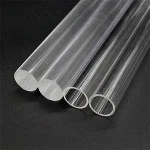 High Quality Acrylic Rods Custom Size Color Acrylic Tubes Polished High Transparency Acrylic Rods Tubes
