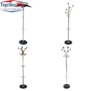 Wholesale Factory Assembly Marble Storage Metal <strong>Coat</strong> Rack Stand with 12 <strong>Hooks</strong> for <strong>Entryway</strong> Office or Clothing Hanging <strong>Shelf</strong> - Product Image 4
