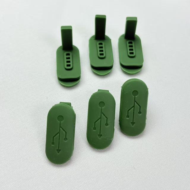 Custom Molded Silicone Dust Cover for USB Ports Various Charger Ports Anti Dust Plug