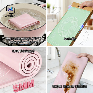 Tapis de cuisson en silicone de qualité alimentaire, tapis à pâtisserie antidérapant avec mesures pour étaler la pâte, livraison rapide, personnalisable - Product Image 3