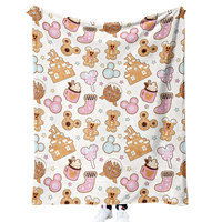 Manta de Franela Suave con Estampado Navideño para Cama, Sofá o Sillón, Regalos para Decoración Navideña del Hogar, Mantas Cálidas y Acogedoras