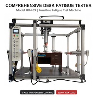 Testeur de charge cyclique horizontal et vertical automatique pour table de bureau 2000N, machine d'essai de stabilité et de durabilité de bureau