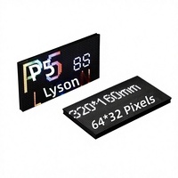 Panneau d'écran LED publicitaire SMD couleur plein spectre P5 5mm pour extérieur, 320*160mm, module 64x32, luminosité 4500cdm2, prix usine