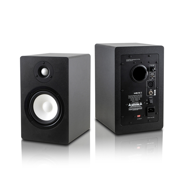 Voxfull HS5 II 5" Active Two-Way Nearfield Studio Monitor Speaker-Powered Dual Mode Wooden Enclosure for Computer Home Recording