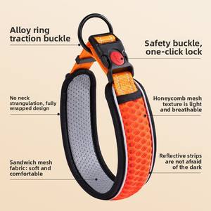 Accessoires pour chiens WholesalePet mode pour teckels collier en nylon d’entraînement de luxe pour petits et grands chiens - Product Image 4