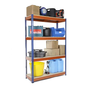 Nouveaux produits explosifs : rayonnage de stockage d'entrepôt léger à 5 niveaux en acier, sans boulons, protection contre la corrosion, logo personnalisé - Product Image 3