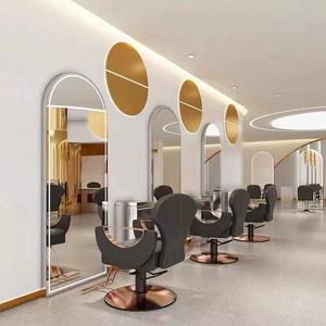 Syf S Hair Salon <b>Wall</b>-mounted Floor <b>Mirror</b> LED Hair Salon/hair Salon Special Touch Screen Hair Styling <b>Mirror</b> - Product Image 2