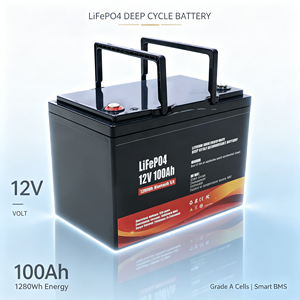 แบตเตอรี่ LiFePO4 12V 100Ah 200Ah 300Ah ลิเธียมไอรอนฟอสเฟต พร้อม CAN RS485 สำหรับโซลาร์ แคมป์ปิ้ง เรือ และบ้าน - Product Image 1
